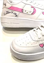 Zapatillas Hello Kitty Mujer Nenas Deportivas Pintada A Mano