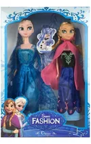 Set 2 Muñecas Elsa & Anna Frozen 30 Cm Juguetes En Caja