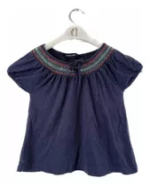 Vestido Ralph Lauren Punto Smock Pony Bordado