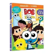 Box Dvds Bob Zoom Volumes 1 2 3 4 + 3 Palavrinhas 1 2 3 