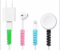 4 Protetores De Cabo Para iPhone Fio Carregador Usb Celular