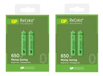 Pilas Baterias Aaa Recargables 650 Mah Gp