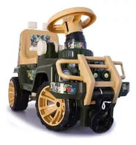 Carro Paseador Montable Juguete Niño Militar