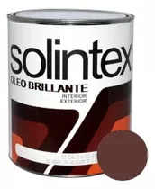 Pintura Oleo Brillante Color Encina Solintex 1/4 Galon 