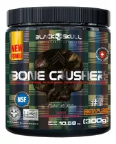 Pré-treino Bone Crusher (nova Fórmula) - 300g Black Skull