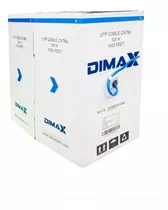 Cable Utp Cat5e Color Azul Cca 305m - Dimax Dc1-5e-305b24cca