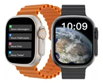 Smartwatch W68+ Ultra Series 8 Nfc Tela 2,02 Lancamento Novo