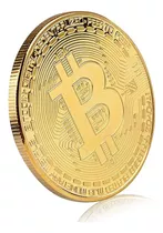 Moneda Fisica Bitcoin Metal Aleacion Capsula Acrilico Gratis