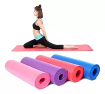 Colchoneta Yoga Pilates Gimnasia Cinta Transportadora 10mm ® Color Azul