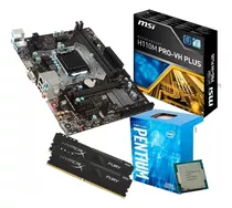 Kit Pc Intel G4560 + H110m Vh Plus + Memoria 16gb Ddr4