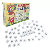 Alfabeto Móvel Silábico Pedagógico Educativo 150 Peças Carlu