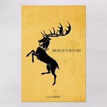 Poster 30x45cm Game Of Thrones Got Casa Baratheon