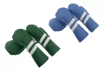 6pcs 6pcs Pu Golf Head Cover Con Forro De Felpa Accesorios