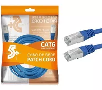 Cabo De Rede Blindado 5m Ethernet Rj45 Cat6 5 Metros