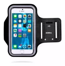 Brazalete Deportivo Para Celular Soul 6  - 6,5  Negro Para Correr Universal