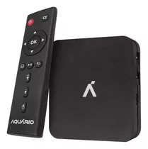 Tv Box Aquário Stv-3000 Padrão 4k 8gb Preto Com 1gb De Ram