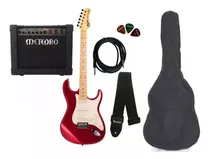 Kit Guitarra Tagima Strato Tg530 + Amplificador Meteoro