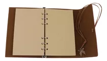 Caderno De Escrita Em Couro, Caderno Em Branco De Folhas