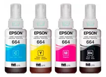 Pack 4 Colores Botella De Tinta Original Epson L395