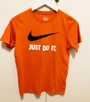 Remera Nike Niño Naranja Talle L Original Importada