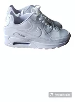 Zapatillas Nike Air Max Blancas Talle 37 Arg Como Nuevas!!!