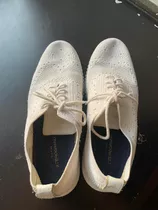 Zapatos Oxford De Tela Blanca Marca Cole Haan
