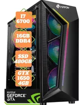 Cpu Pc Gamer I7 6700 16gb Ddr4 Ssd 480gb 500w Gtx1650 4gb