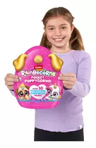 Peluche Rainbocorns Puppycorn Serie 1 Bobble Head Color Rosa Chicle
