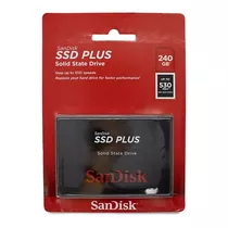 Ssd Sandisk Plus 240gb Sata 3 530mbps