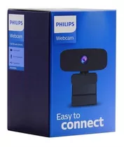 Webcam Philips Para Pc/ Full Hd 1080p/ Micrófono Incorporado