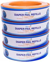 Choice Refill Repuesto Bote De Pañales Diaper Genie, 4 Pack