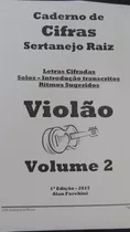 Cifras Violão Sertanejo Vol2 - Impresso Com Solos E Acordes