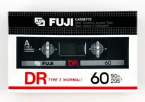  Casette De Audio Sellado Fuji Dr60 Made In  Japan Ltd