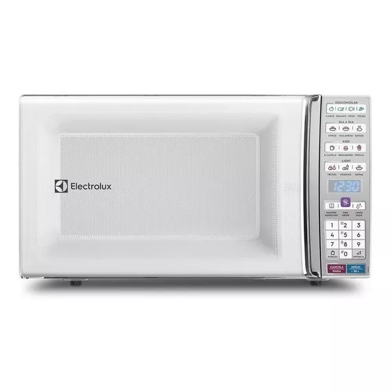 Micro-ondas Electrolux de bancada Branco com Função Tira Odor e Manter Aquecido 34L MEO44 127v