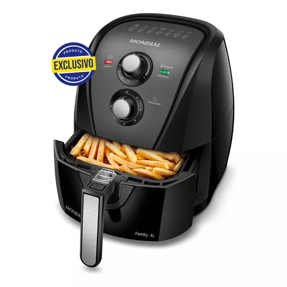 Fritadeira Sem Óleo Air Fryer Afn-40-bft 4l 1500w Mondial Cor Preto 110V