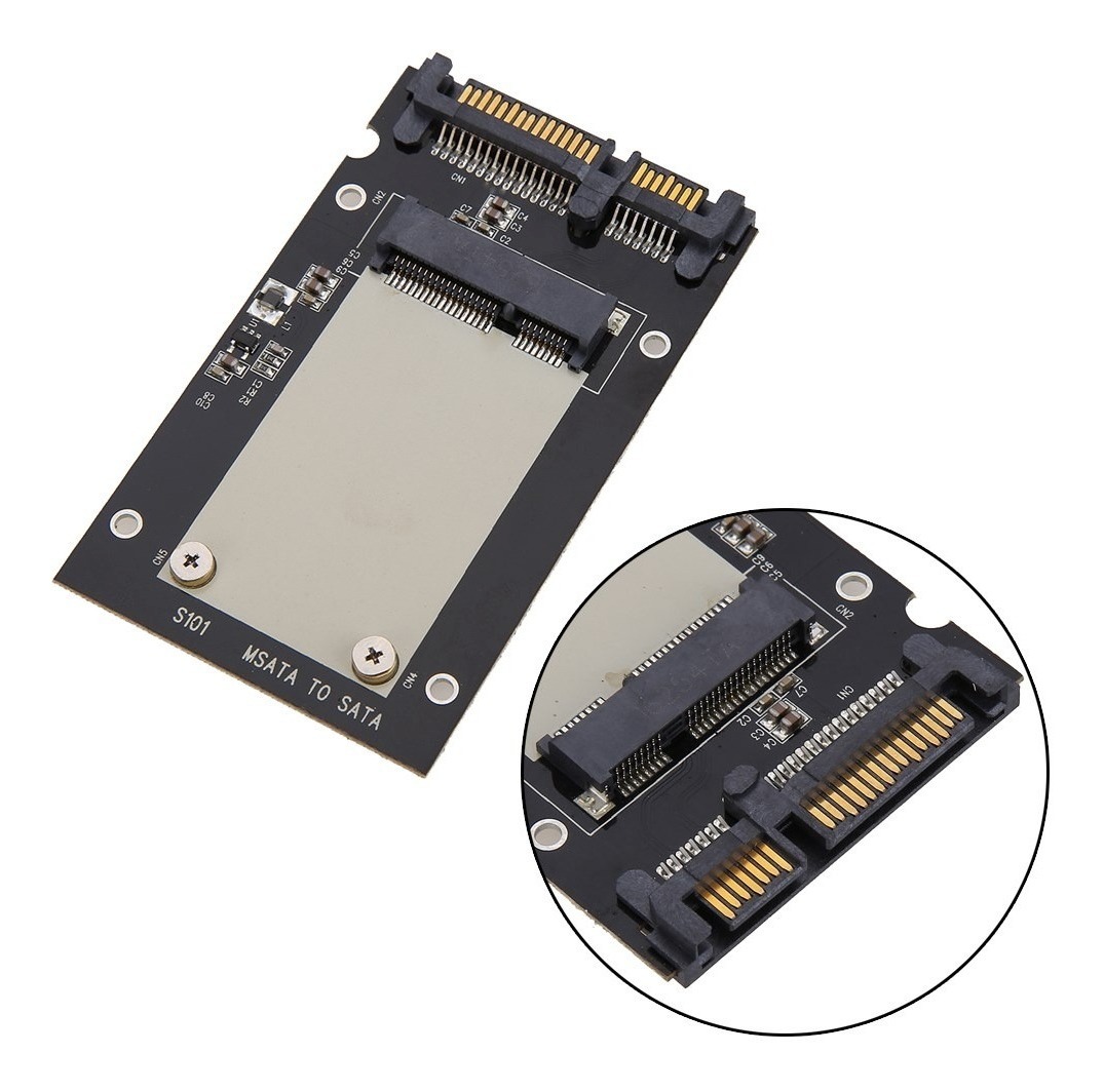 Adaptador Convertidor De Ssd Msata A Disco Sata De 2 5 PuLG S 40 00