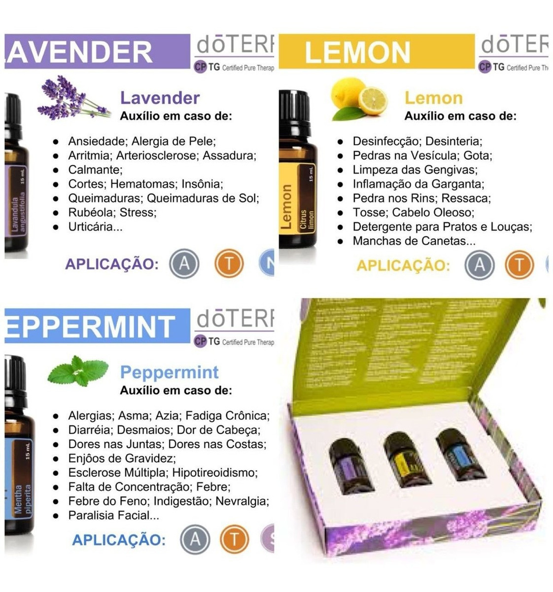 Óleos Essenciais Doterra Kit Introdutorio R 169 00 em Mercado Livre