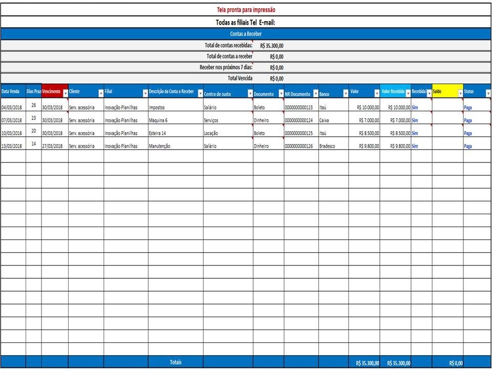 Planilha Contas A Pagar Excel Images Plani Hot Sex Picture