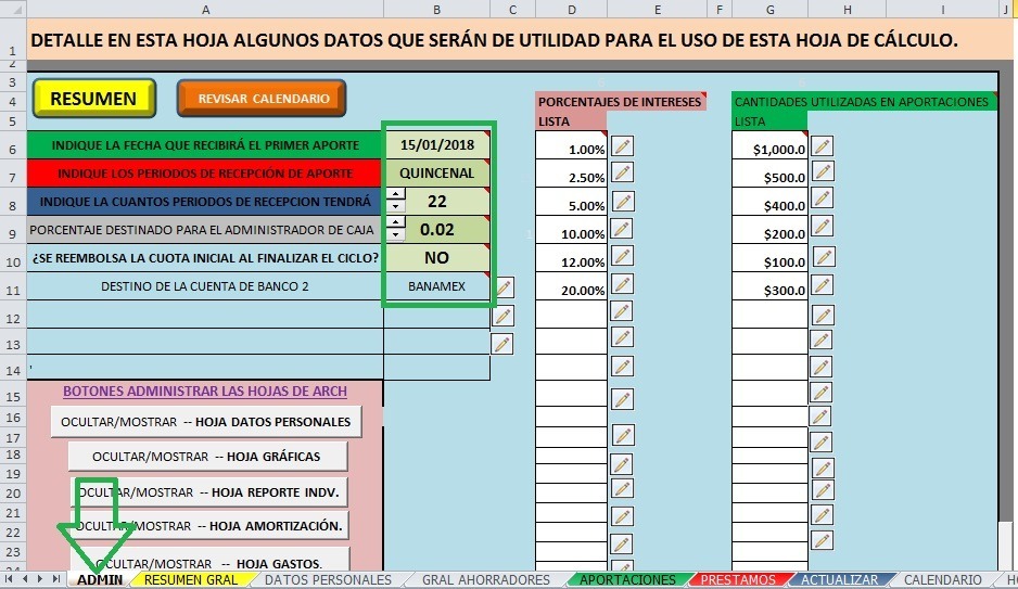 Plantilla Excel Para Llevar Una Caja De Ahorro Efectiva En