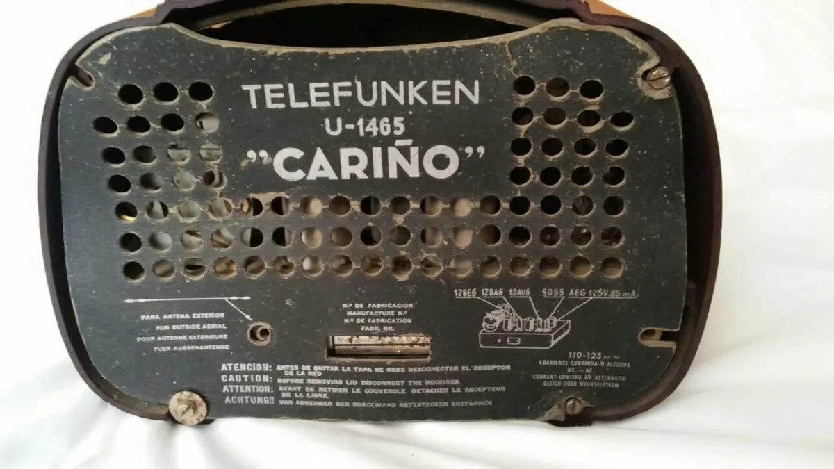  - radio-antiguo-telefunken-carino-u-1465-d