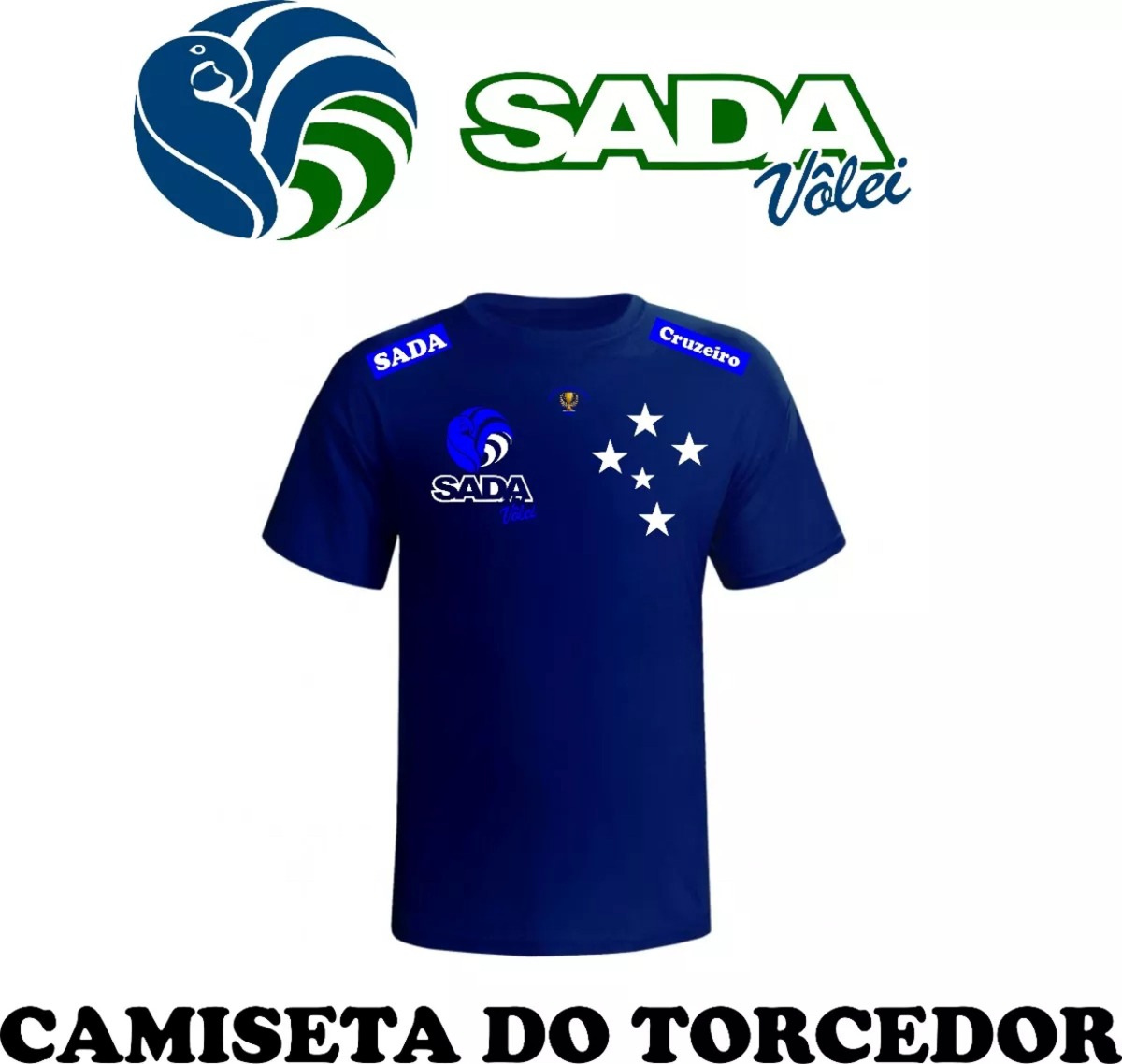 , Camiseta Sesi, Camiseta Cruzeiro Kit Camisa De Volei - R ...