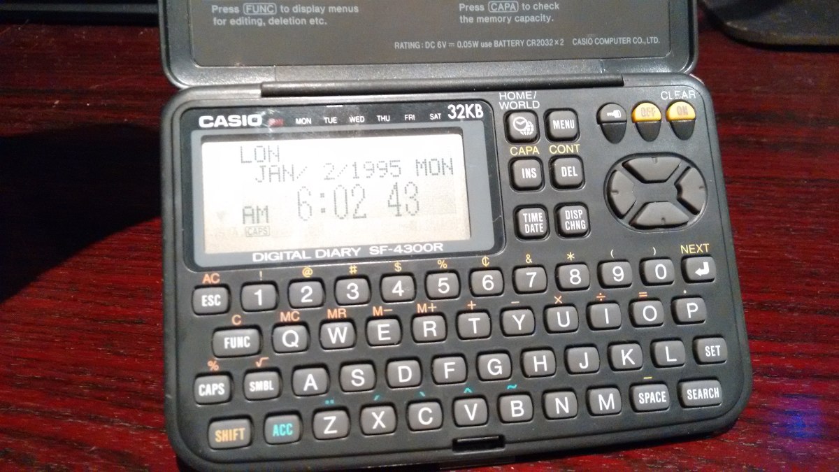 (( Casio Digital Diary Sf-4300r )) - R$ 290,00 em Mercado Livre