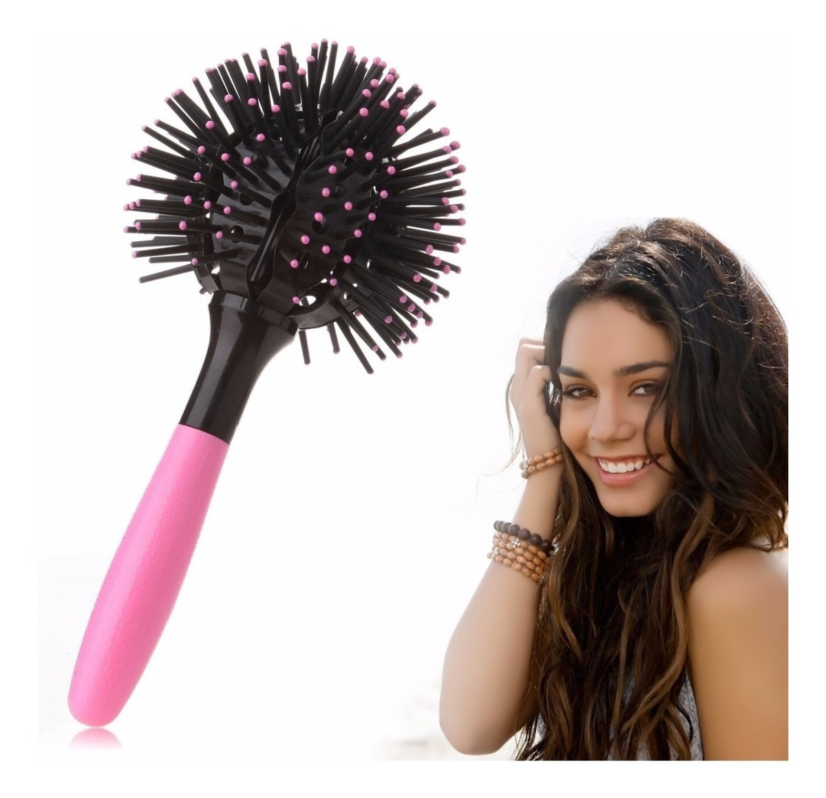 ¡ Cepillo Bomba 3d Cabello Curl Bomb Tipo Bola 360 Rizos