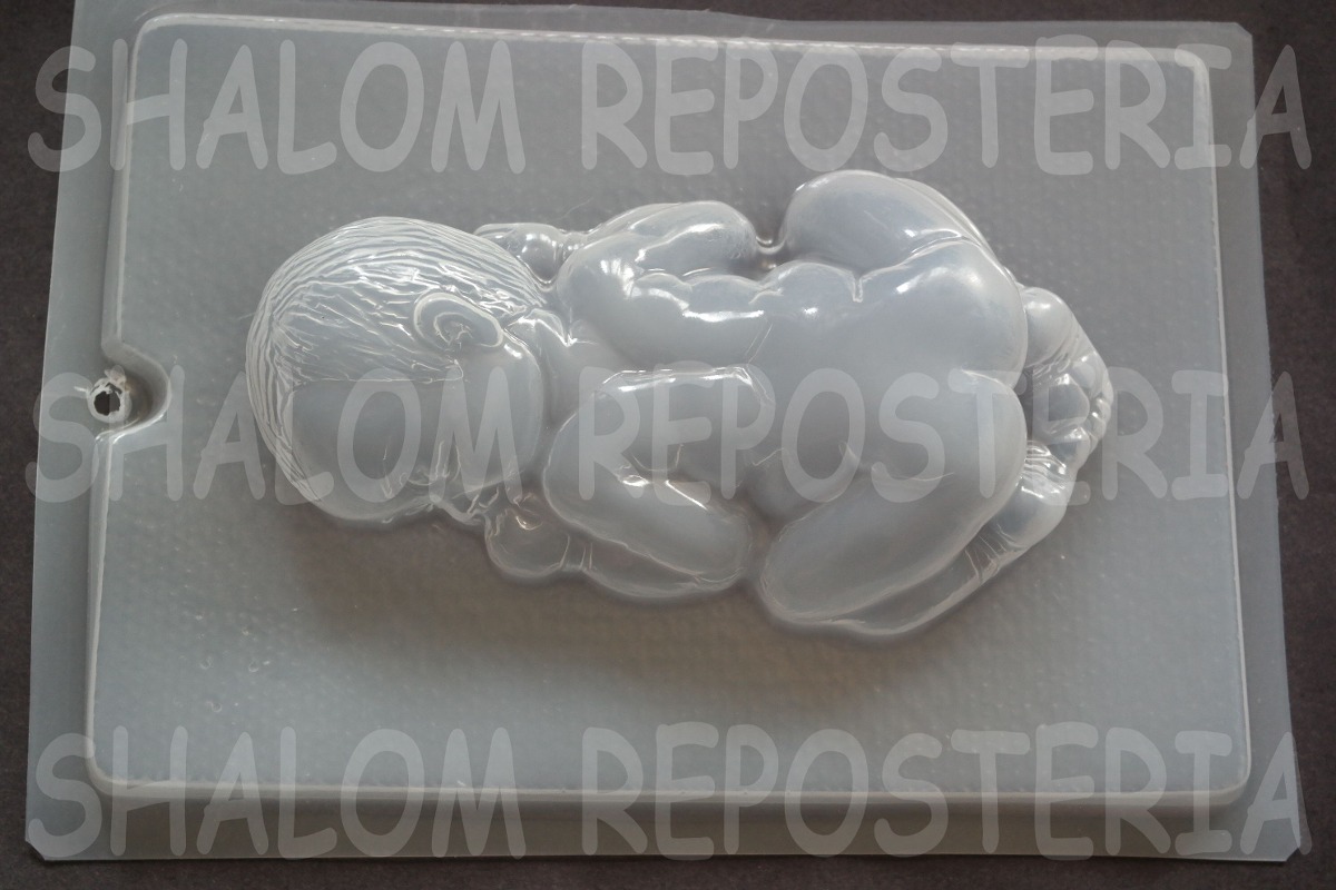 Molde Grande Para Gelatina Yeso Bebe 3d Jabon Baby Shower