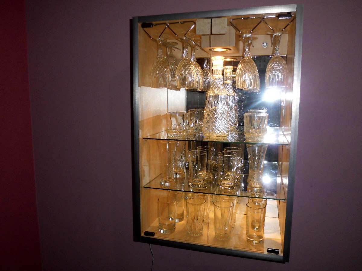 Remate ! Mueble Vitrina Bar De Melamina S 219,00 en Mercado Remate ! Mueble Vitrina Bar De Melamina S 219,00 en Mercado