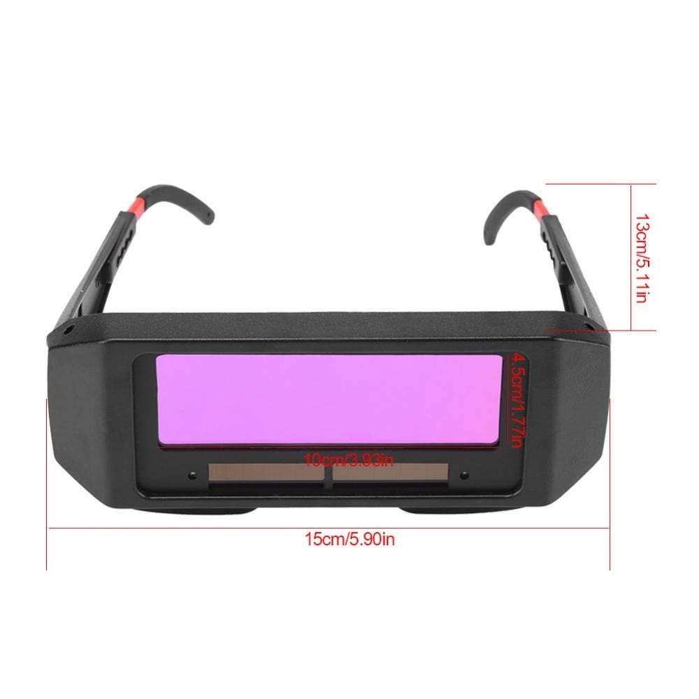 Ojos para PC profesional Soldador para lentes M/áscara para soldar Gafas antirreflejo Oscurecimiento autom/ático para el sol Gafas para soldar Gafas para protecci/ón Gafas para soldar Gafas para ojos