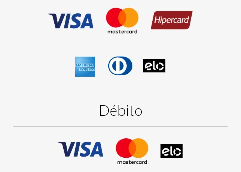 10 Adesivos Das Bandeiras Dos Cartões De Crédito E Débito 