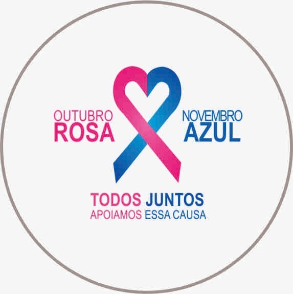 Resultado de imagem para outubro rosa & novembro azul - logos