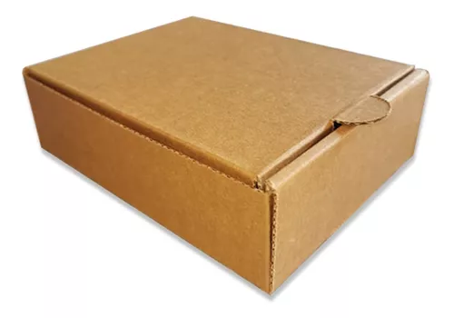 10 Cajas De Cartón 16x12.5x4.5 Cm Insumos Para Envíos