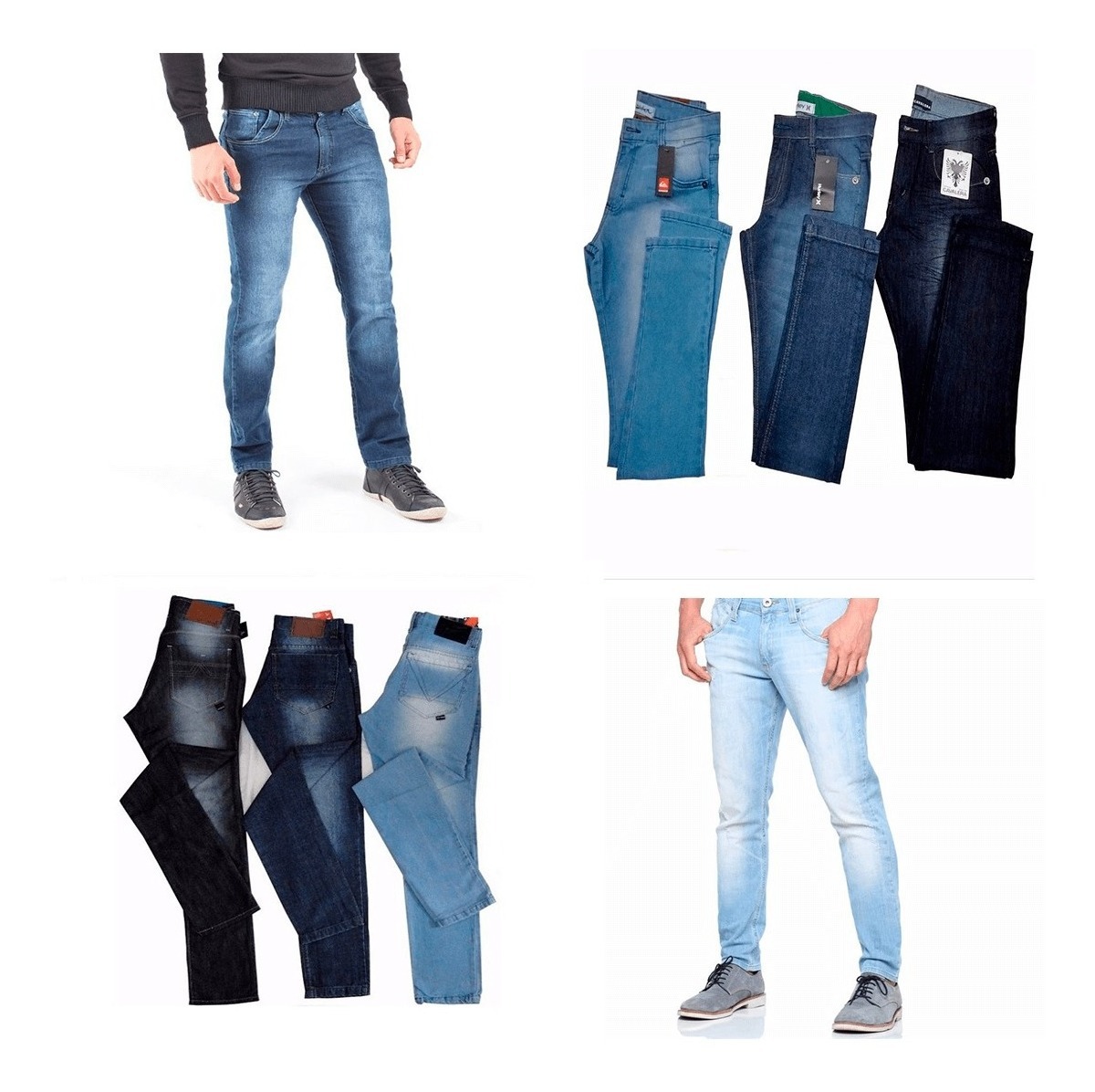 calças jeans masculinas atacado